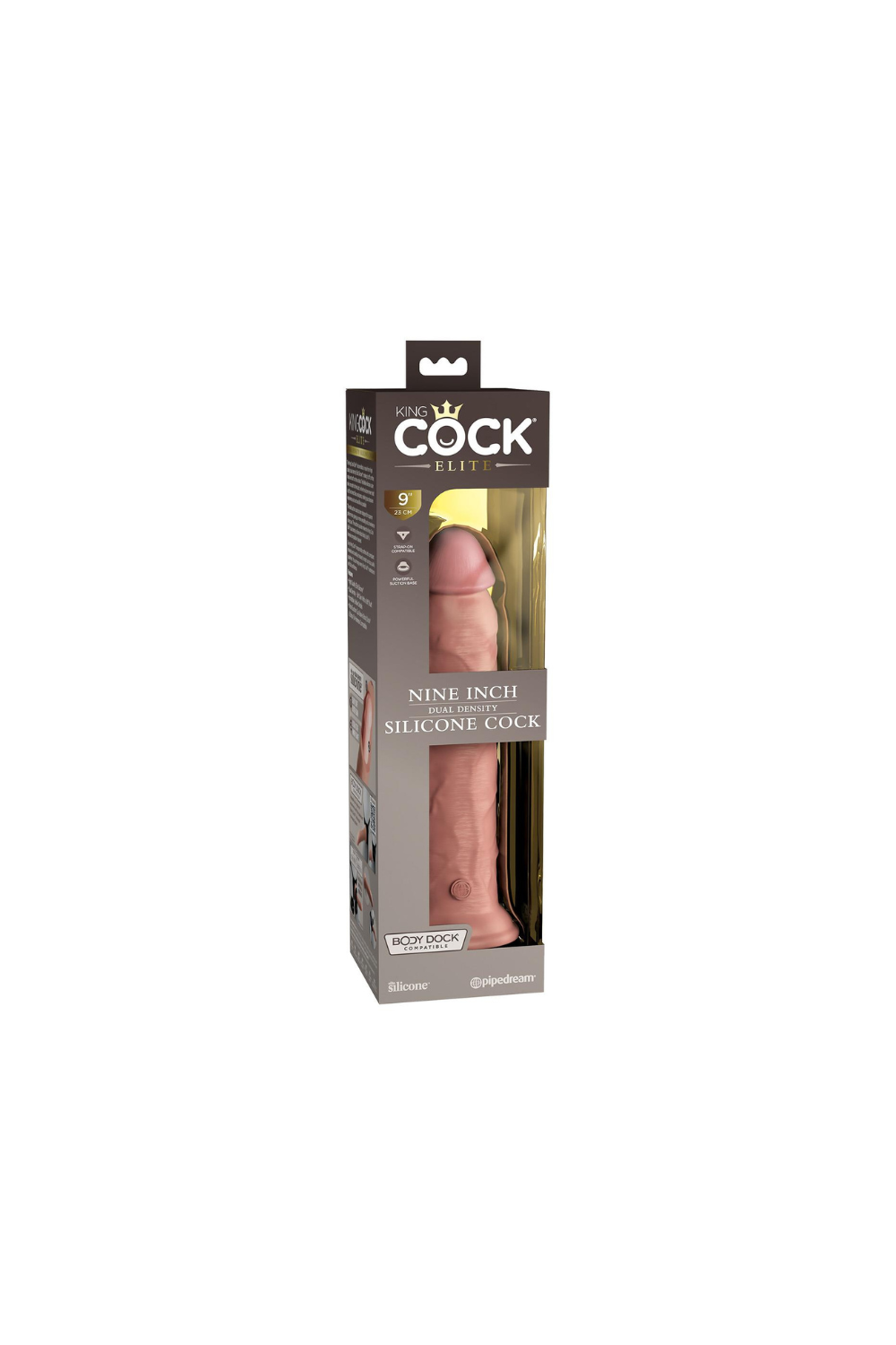 Dual-Density Silikon Dildo 23 cm