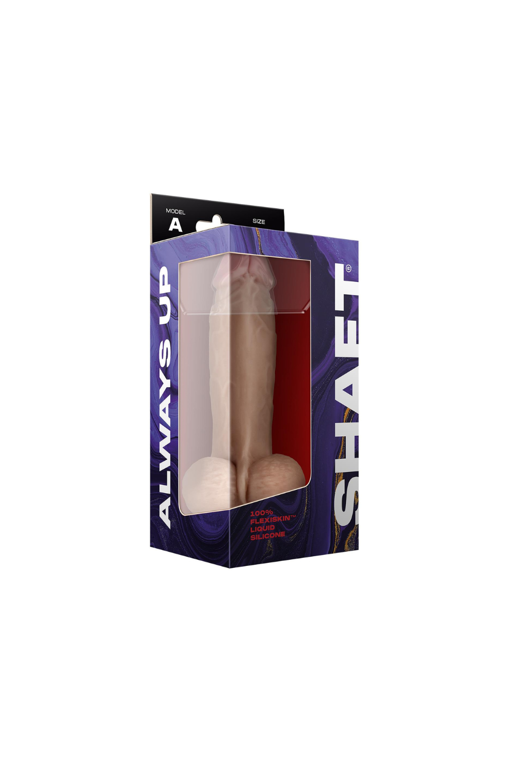 Model A Liquid Silicone Dong With Balls Pine 21,5cm
