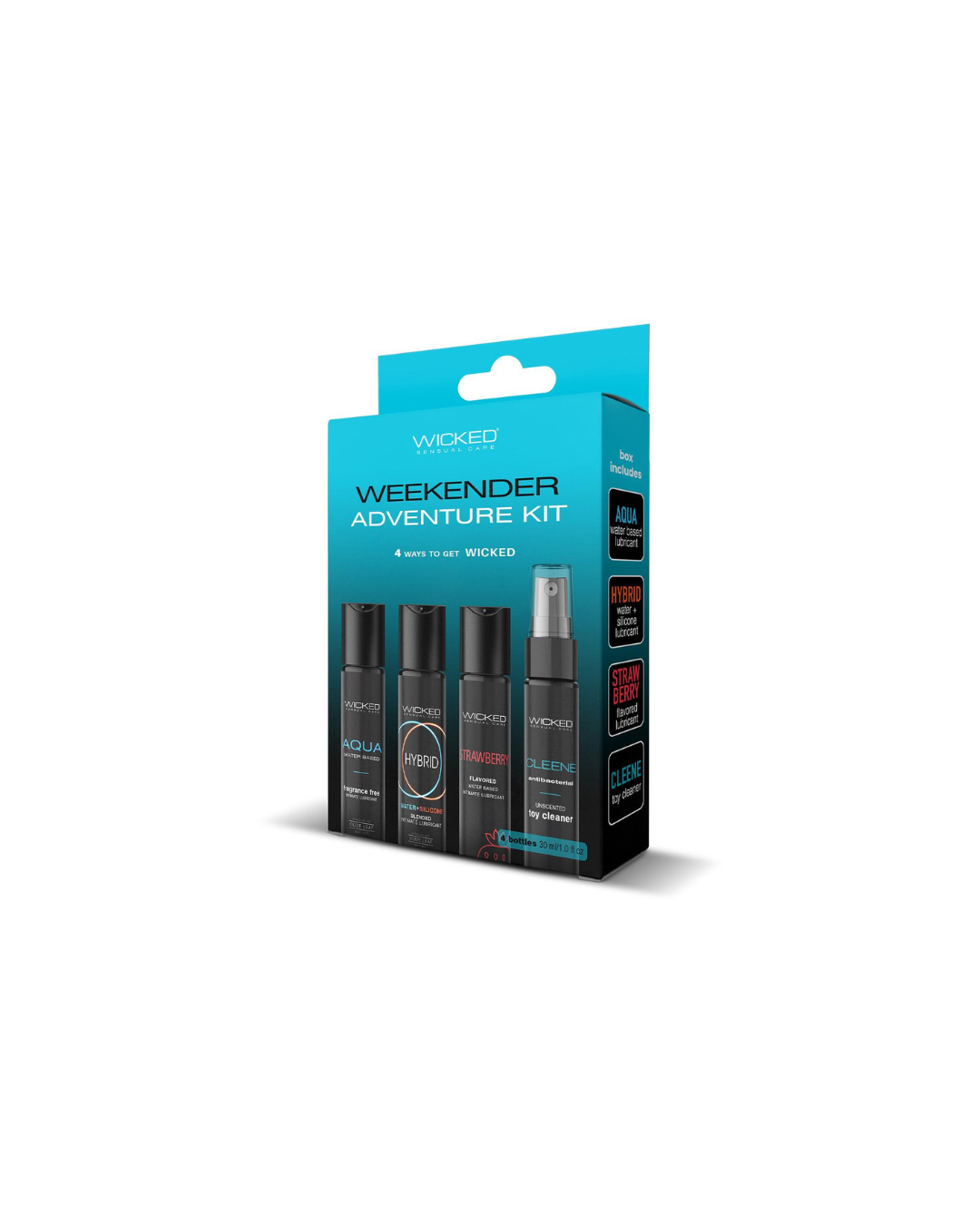 Wicked Sensual Care Weekender Adventure Kit 4X30 Ml