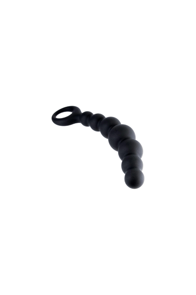 Gerippte Silikon Analperlen 17.8cm