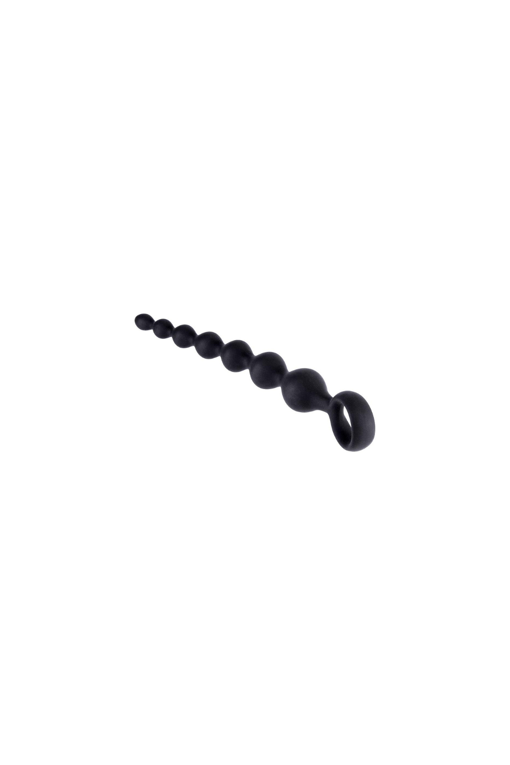 Gerippte Silikon-Analperlen 17,8cm