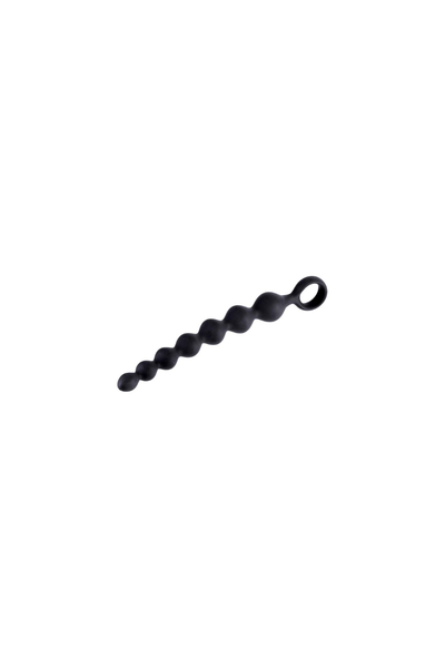 Gerippte Silikon-Analperlen 17,8cm