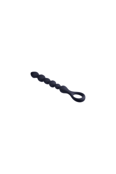 Gerippte Silikon Analperlen 25,4 cm
