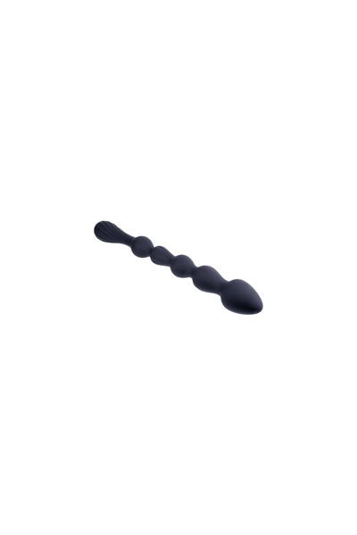 Gerippte Silikon Analperlen 26,6 cm