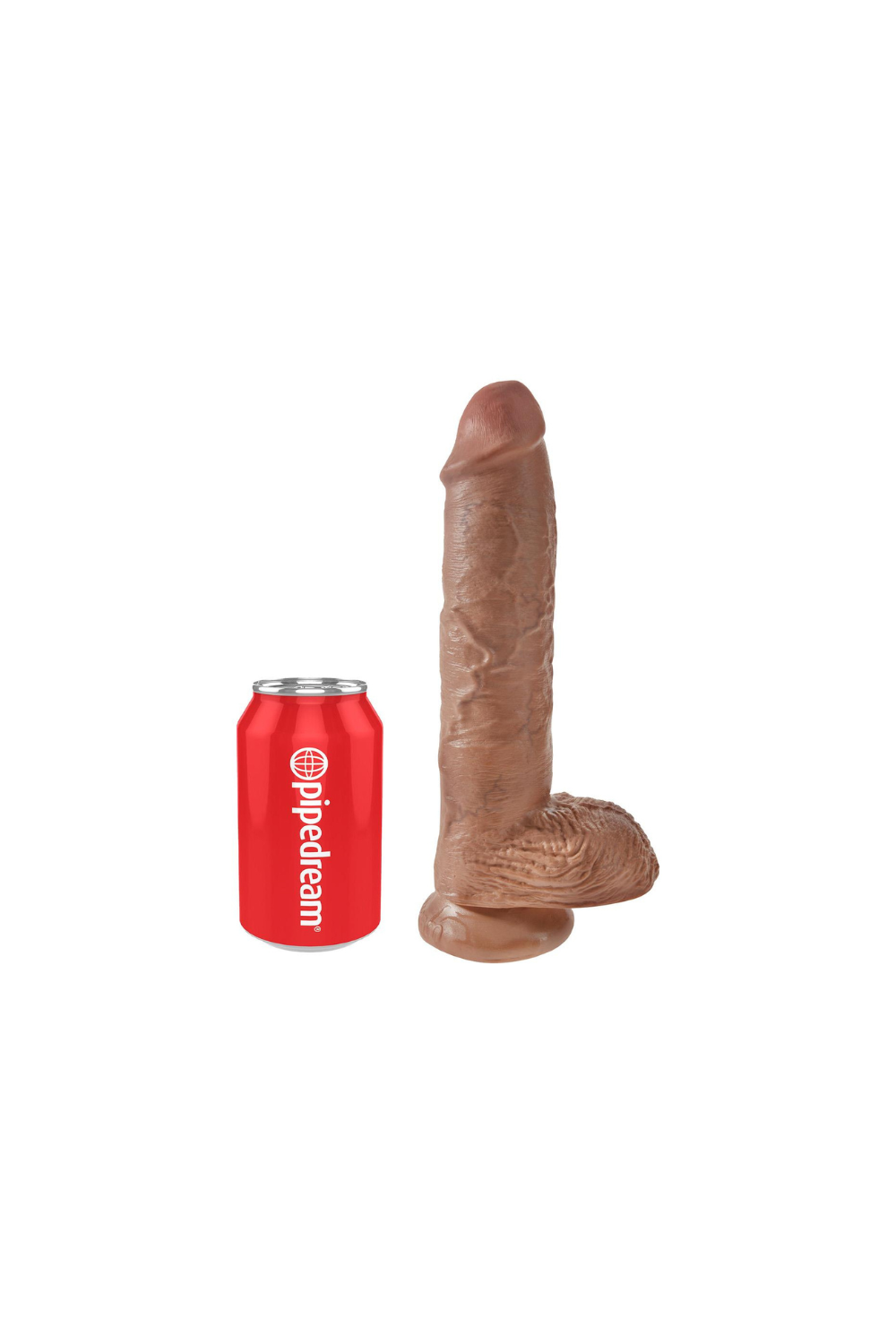 King Cock With Balls Tan Dildo 27,5cm