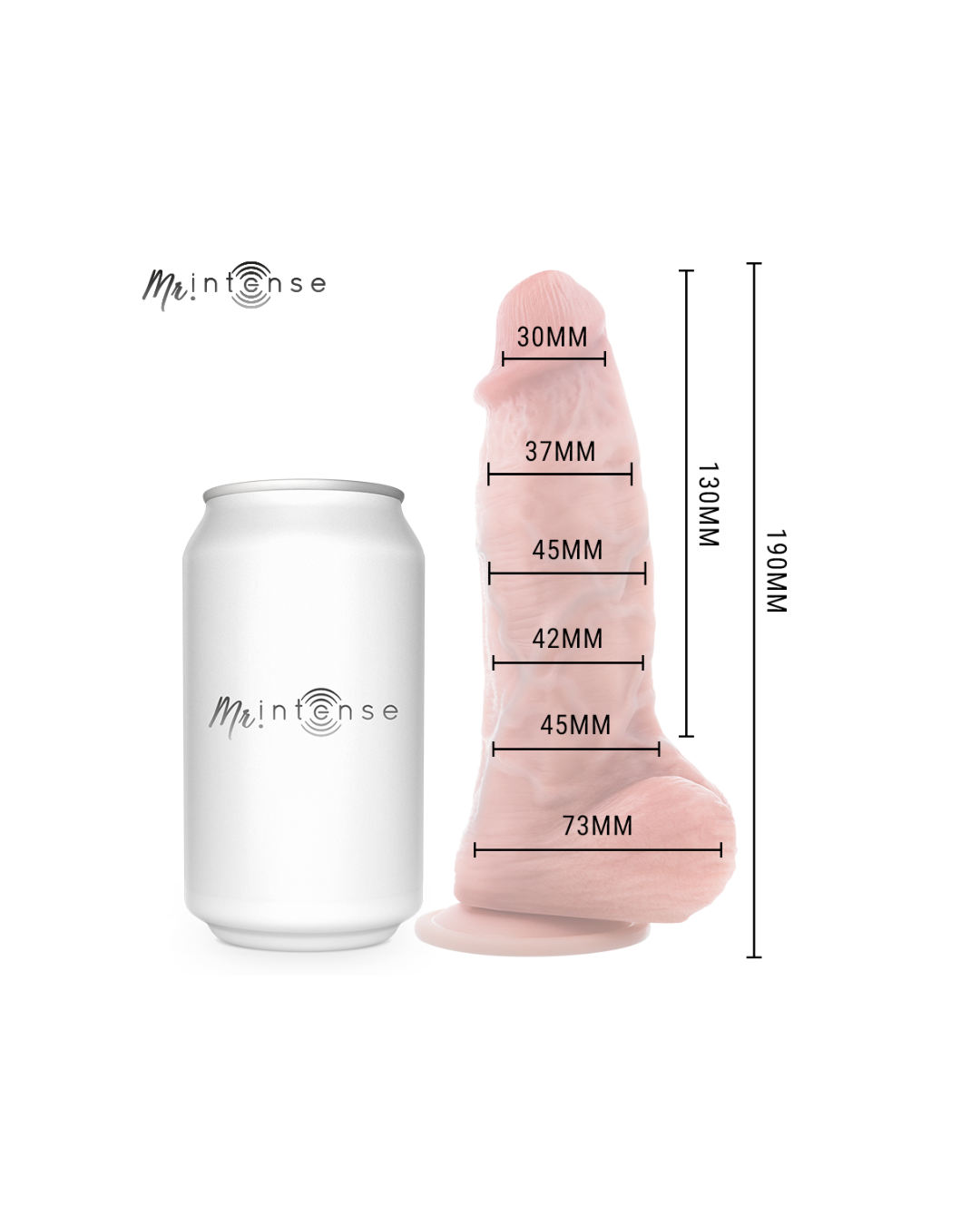 Mr Intense - Spencer Kleiner Ultrarealistischer Penis Mit Hoden 19 Cm