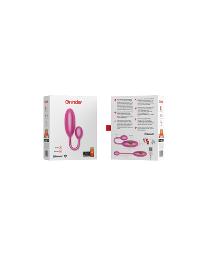 Oninder - Denver Vibrationsei Rosa 7 x 2,7 cm Kostenlose App